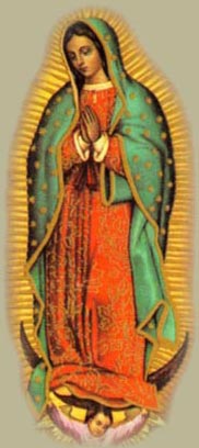 An icon of Our Lady of Guadalupe
