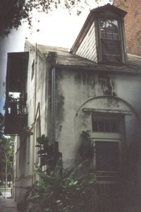 Creole house in the french quarter