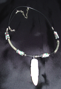 Alligator tooth necklace